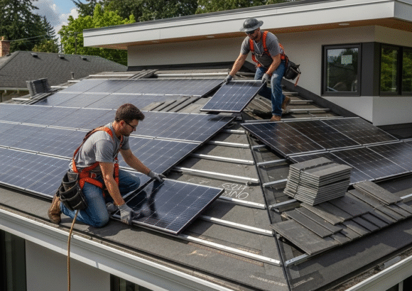Precios de instalar tejas solares por m²